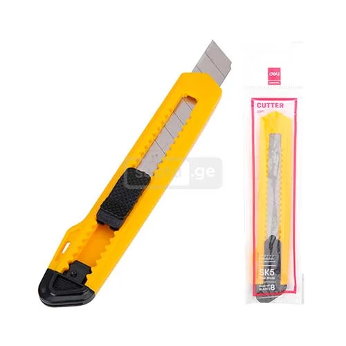 DELI-დელი მეტალის საკანცელარიო დანა 18მმ E2001